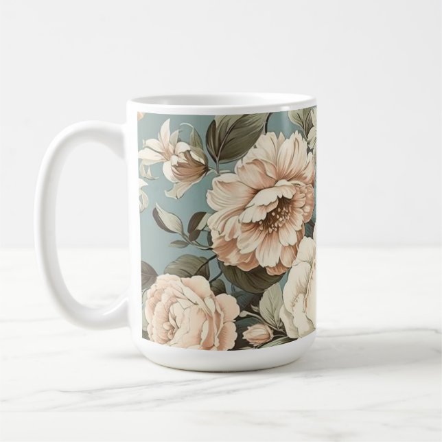 Caneca De Café Sonho Botânico Silenciado (Esquerda)