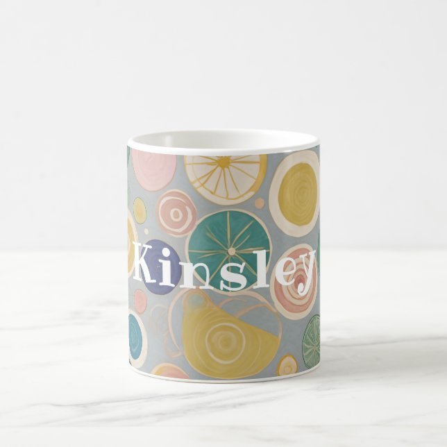 Caneca De Café Sonho Caleidoscópio Personalizado (Centro)