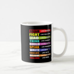 Caneca De Café Sonho Como Martin Lidera Como Harriet Black Histor