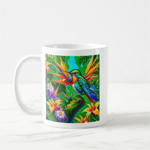 Caneca De Café Sonho de Beija-flor Vibrante