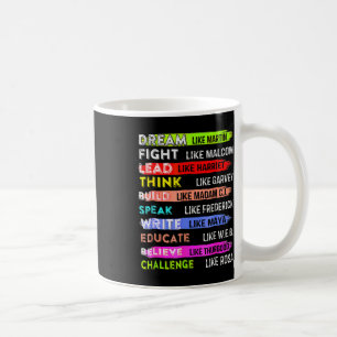 Caneca De Café Sonho de História Negra Semelhante a Martin Africa