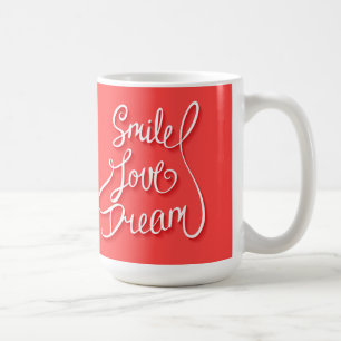 Caneca De Café Sonho do amor do sorriso