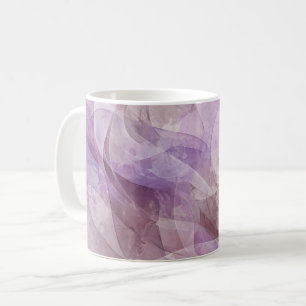 Caneca De Café Sonho Lavanda Redemoinho Lilás Mauve Lavanda