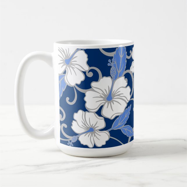 CANECA DE CAFÉ SONHO POLINÉSIO (AZUL) (Esquerda)