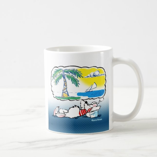 Caneca De Café Sonho tropical! (Direita)