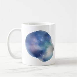 Caneca De Café Sonhos Celestiais: Uma Exploração De Aquarela