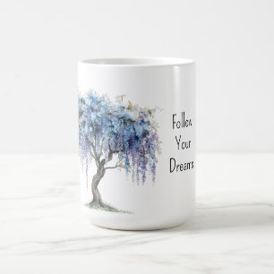 Caneca De Café Sonhos da Árvore Roxa