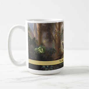 Caneca De Café Sonhos da Floresta de Koala, personalizado