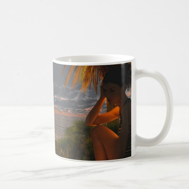 Caneca De Café Sonhos das férias (Direita)