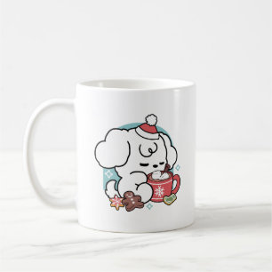 Caneca De Café Sonhos De Bolachas Cozy - Chocolate Quente e Natal