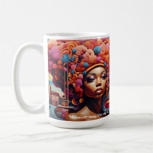 Caneca De Café Sonhos de Património: Um Futuro Vibrante Africano