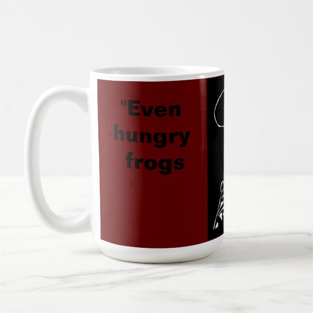 Caneca De Café "Sonhos de Sapo Famintos" de animais inteligentes  (Esquerda)