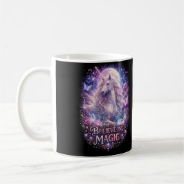 Caneca De Café Sonhos de Unicórnio ao Luar