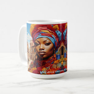 Caneca De Café Sonhos do Patrimônio: Um Futuro Africano Vibrante