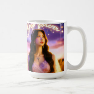 Caneca De Café Sonhos e Estrelas: Celebrando o Pop do K para semp