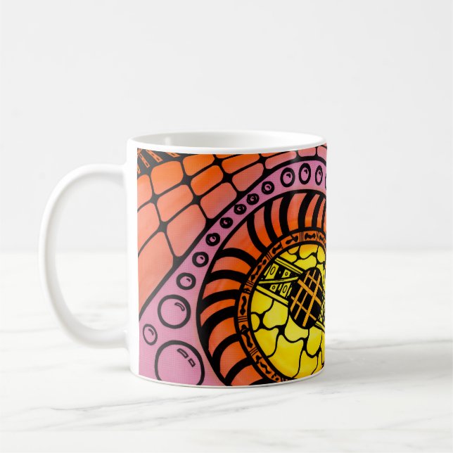 Caneca De Café Sonhos em Vermelho (Esquerda)