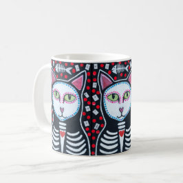 Caneca De Café Sonhos Musicais De Peixes