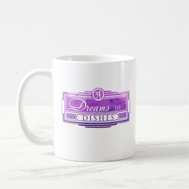 Caneca De Café Sonhos para lavar loiça (11oz) (Esquerda)