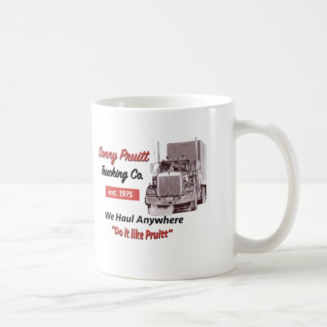 Caneca De Café Sonny PruittTrucking Co. (Direita)