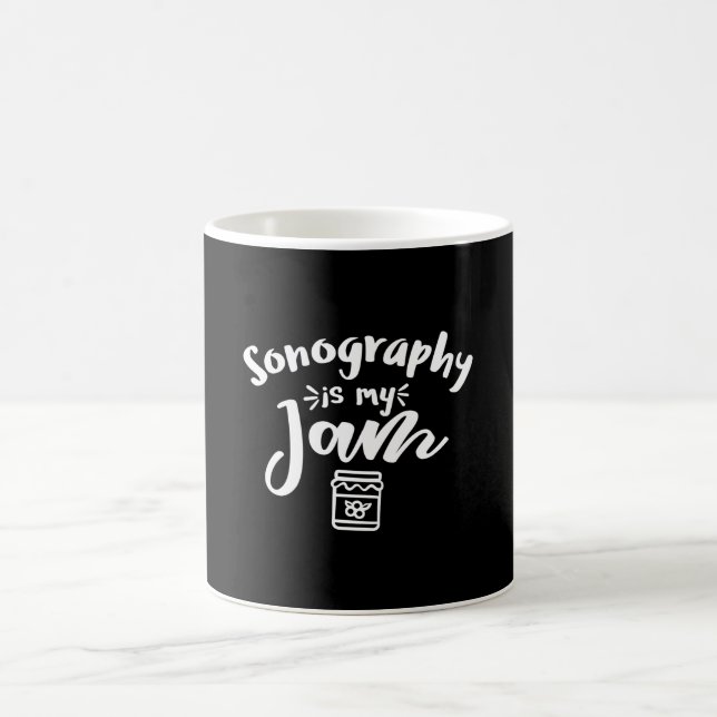 Caneca De Café Sonographer, ideia de presente de tecnologia ultra (Centro)