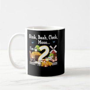 Caneca De Café Sons em cascas de animais Fazendas de 2 anos