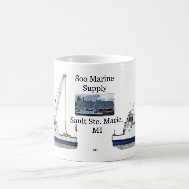 Caneca De Café Soo Marine Supply (Centro)