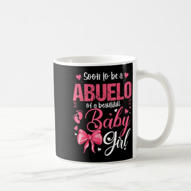Caneca De Café Soon To Be A Abuelo Of A Beautiful Baby Girl Gende (Direita)