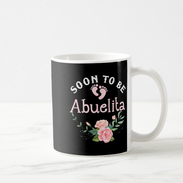 Caneca De Café Soon To Be Abuelita Promoted To New Grandma Spanis (Direita)