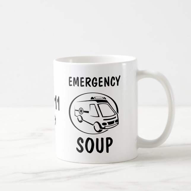 Caneca De Café Sopa da emergência (Direita)