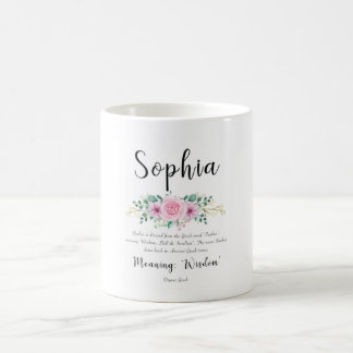 Caneca De Café Sophia Name Significa Mug