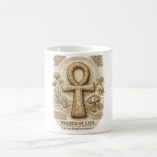 Caneca De Café Sopro de Vida | Ankh | África Antiga
