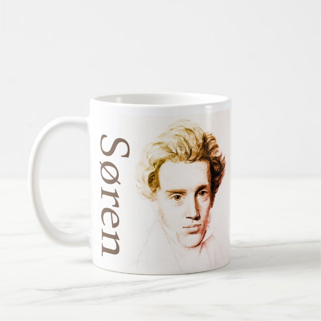 Caneca De Café Søren Kierkegaard (Esquerda)