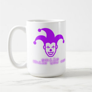 Caneca De Café Sorria Enquanto Você Pode _ Design de Rua Neon Jok