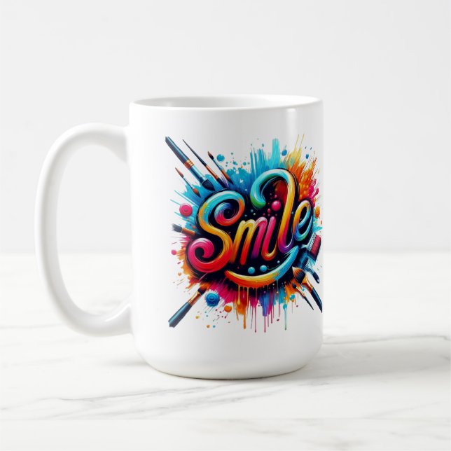 Caneca De Café sorriso (Esquerda)