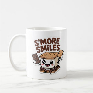Caneca De Café Sorriso Cartoon de Camfire S’more Kawaii Cream
