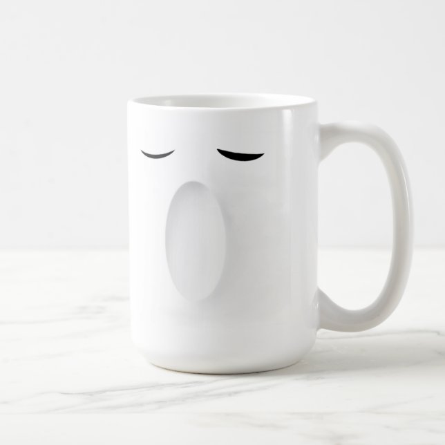 Caneca De Café Sorriso e bocejo (Direita)