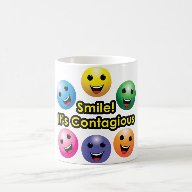 Caneca De Café Sorriso! É contagioso (Centro)