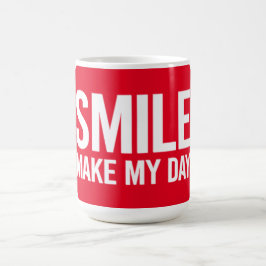 Caneca De Café SORRISO Faça Meu Dia