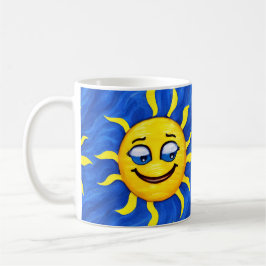 Caneca De Café Sorriso Face Sol Sunny