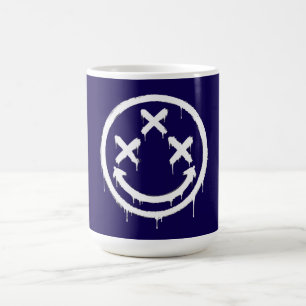 Caneca De Café Sorriso Grafite Olhos Triplo X