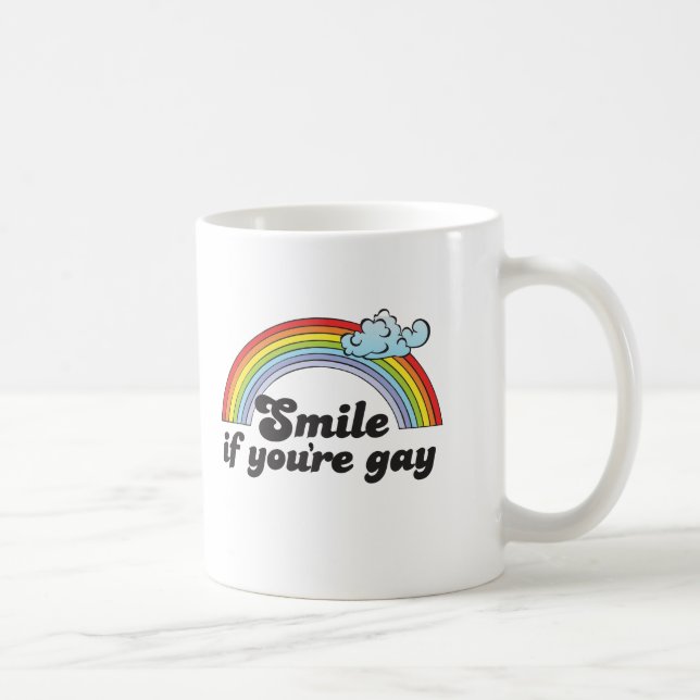 Caneca De Café SORRISO SE VOCÊ é ALEGRE (Direita)