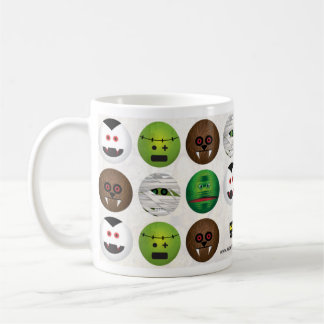 Caneca De Café Sorrisos assustadores - monstro clássicos -
