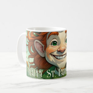 Caneca De Café Sorrisos Sortudos no Dia de São Patrício