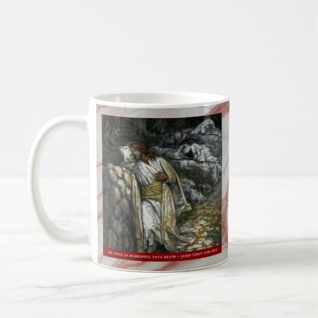 Caneca De Café Sorrowful Rosary Mysteries Item #1: Agony (Esquerda)