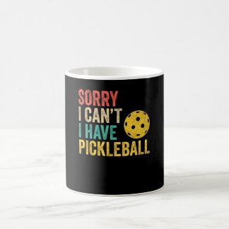 Caneca De Café Sorry I Can't I Have Pickleball