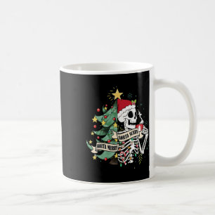 Caneca De Café Sorta Feliz Sorta Aspiração Esqueleto Quente Cacau
