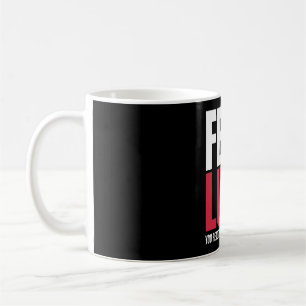 Caneca De Café Sorte do Fet Você Leu Errado Citação Engraçada