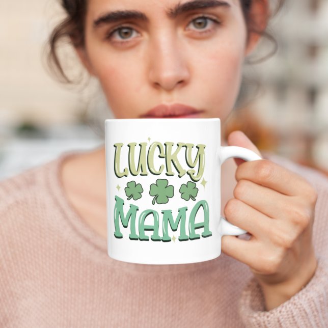 CANECA DE CAFÉ SORTE MÃE GNOME (LUCKY MAMA FOR EVER COFFEE MUG)