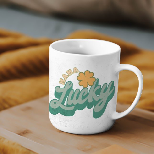 Caneca De Café Sorte Mãe Mãe Shamrock (Criador carregado)