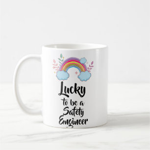 Caneca De Café Sorte Ser Um Engenheiro De Segurança